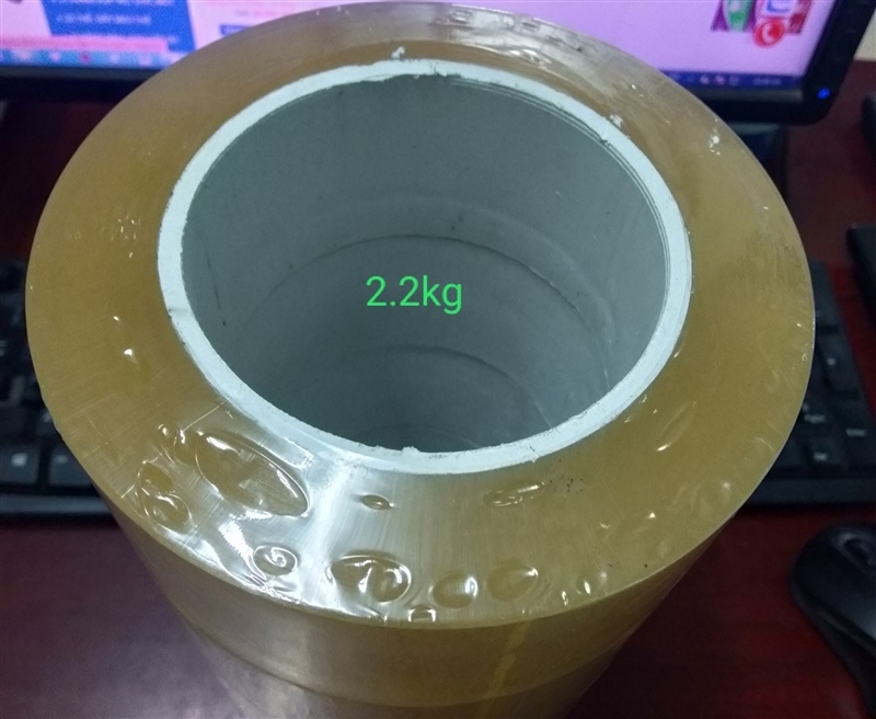 Băng dính trắng 370gam/1cuộn (1cây=6cuộn=2.2kg)