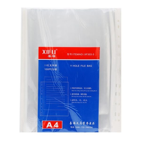 Sơ mi lỗ 4.5C XiFu tem xanh (100tờ/tập)