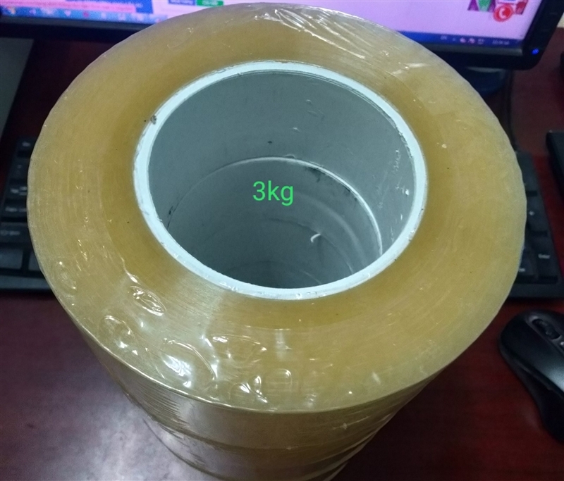 Băng dính trắng 500gam/1cuộn (1cây=6cuộn=3kg)