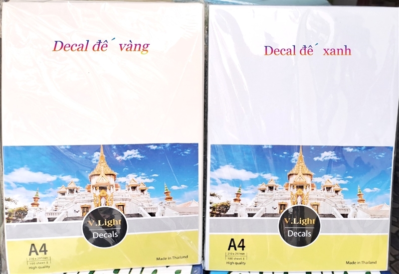 Decal V.Light đế xanh Thái Lan